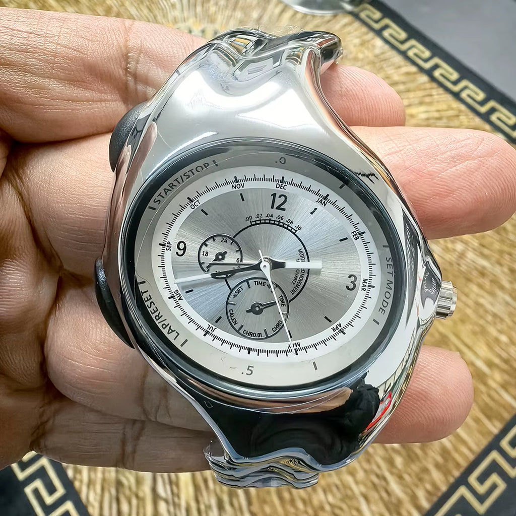 Alien Twist Original Watch Distorted Y2K Watch Fashion Trendy Retro Watch Premium Ins Sports Individual Niche Design Quartz