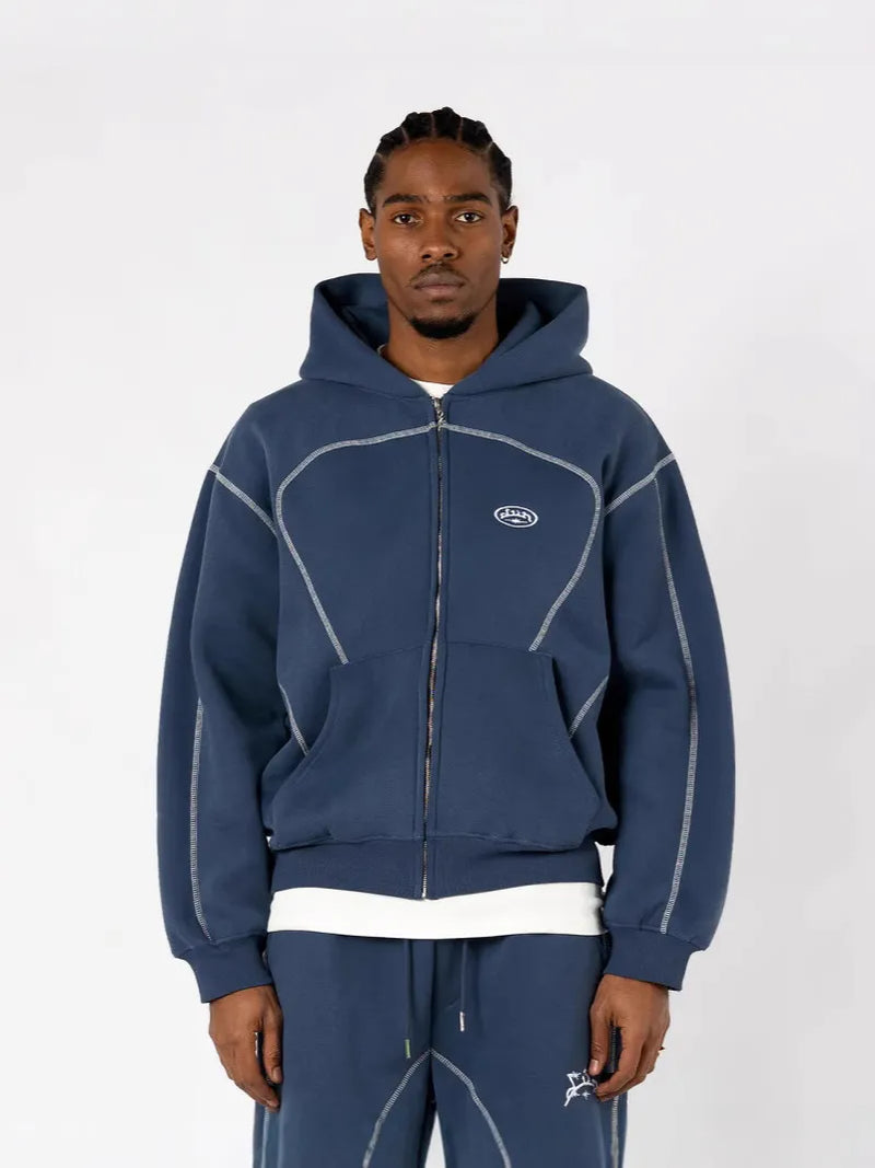 DIVINBYDIVIN Men'S Designer Hoodies Embroidery Pullovers Hoodie Trendy Brand Y2K Baggy Casual Hooded Graphic Embroidery Retro Unisex Sweatshirts