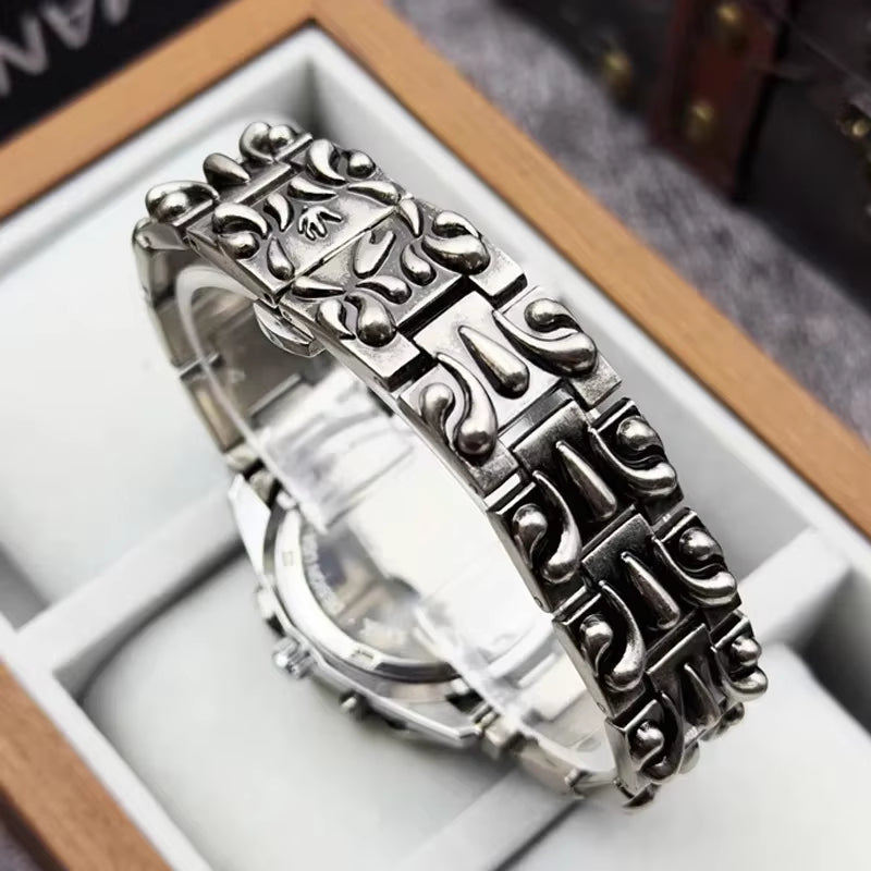 Classic Retro Claw Alabaster Style Y2K Watches for Men European and American Watch Fashion Cool Alien Advanced Ins Niche Design