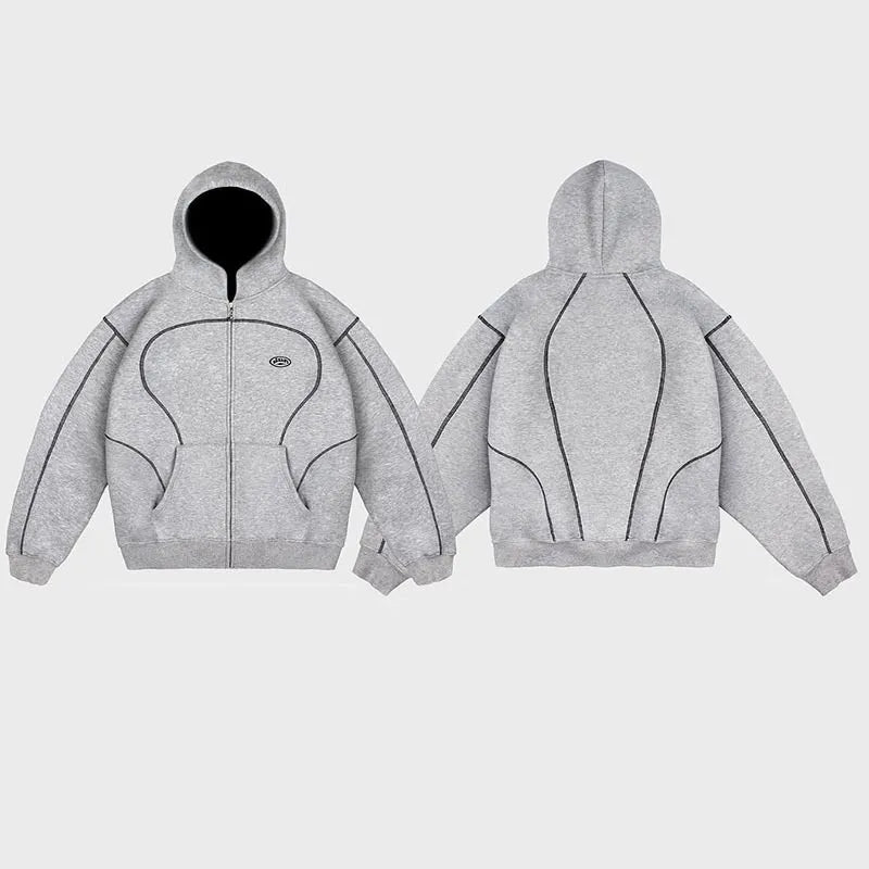 DIVINBYDIVIN Men'S Designer Hoodies Embroidery Pullovers Hoodie Trendy Brand Y2K Baggy Casual Hooded Graphic Embroidery Retro Unisex Sweatshirts