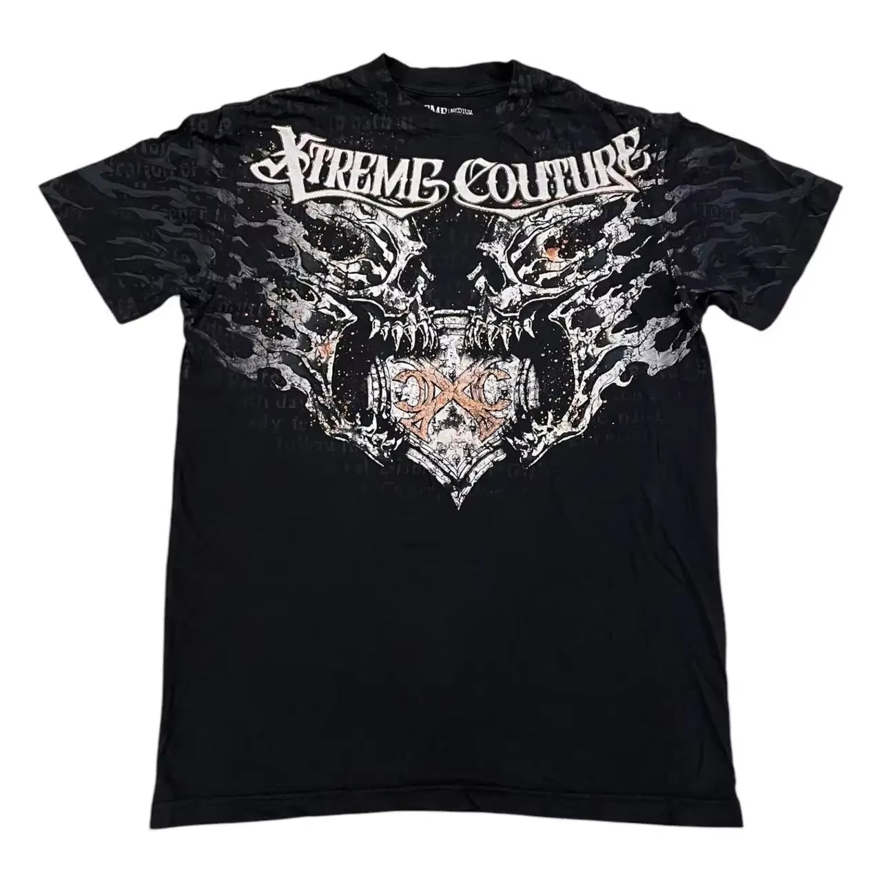 Affliction Bestseller Y2K Gothic Men T Shirt Skull Cross Bones Dark Aesthetic Men Retro Streetwear Trendy Street Oversized Tops